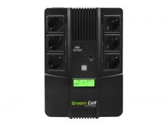 Green Cell AiO 800VA LCD sistema de alimentación ininterrumpida (UPS) Línea interactiva 0,8 kVA 480 W 6 salidas AC