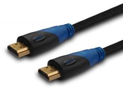 Savio CL-49 cable HDMI 5 m HDMI tipo A (Estándar) Negro, Azul