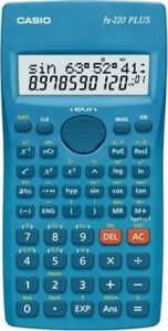 Casio FX-220 Plus - Calculadora (Bolsillo, Calculadora científica, 2 líneas, Batería, Azul)