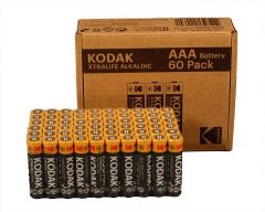 Kodak - AAA Pilas Alcalinas (Pack de 60) 1.5 Voltios LR03 MN2400