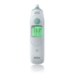 Braun ThermoScan 6 Termómetro de contacto Blanco Oído Botones