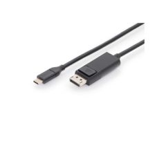 Digitus Cable adaptador USB Type-C Gen 2, Type-C a DP
