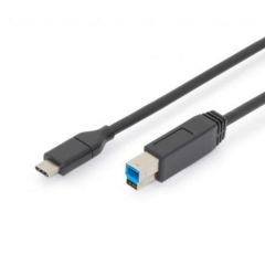 Digitus Cable de conexión USB Type-C, Gen 2 Type-C a B