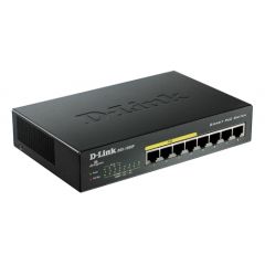 D-Link DGS-1008P/E switch No administrado L2 Energía sobre Ethernet (PoE) Negro