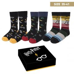 Pack calcetines 3 piezas cerdá harry potter talla 36 - 41