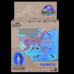 Figura mattel jurassic world velociraptor colección hammond