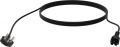 Vision 3m black uk cloverleafpower cable