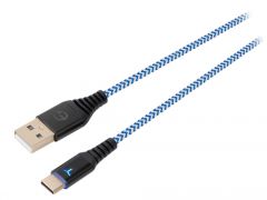 EgoGear SCH10-P5-WH cable USB 3 m USB A USB C Negro, Azul