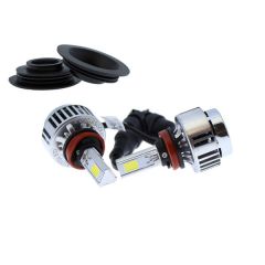 Lámparas LED H8 - H9 - H11 para coche y moto Yatek, luces de cruce, 6000K, 3300 lumens, 12V, 36 W, encendido instantáneo