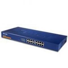 Tenda TEG1016G switch No administrado Gigabit Ethernet (10/100/1000) 1U Azul