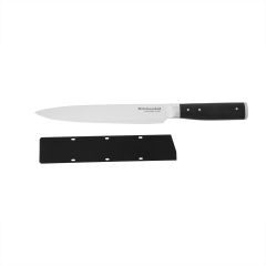 KitchenAid Cuchillo para cortar carne Gourmet de 20 cm / 8 pulgadas, acero japonés afilado con alto contenido en carbono