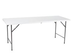 Perel FP183 mesa para exterior Blanco Forma rectangular
