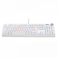 Iggual teclado gaming mecánico pearl rgb blanco