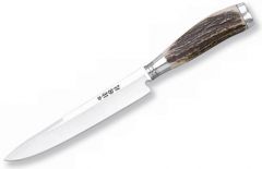Cuchillo Gaucho G-180 Miguel Nieto de 30 cms, con hoja de acero de 18 cms y mango de Asta de ciervo con funda de Vaina de piel