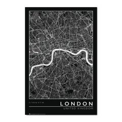 Poster london city map