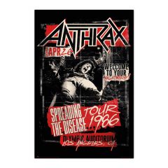 Poster anthrax spreading the disease 1986