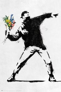 Poster the flower thrower