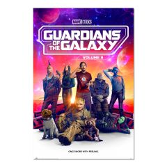 Poster marvel guardianes de la galaxia vol 3 - once more with feeling