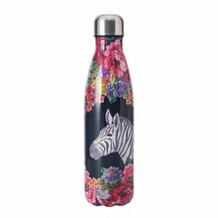 Mikasa wild at heart zebra water bottle, 500ml