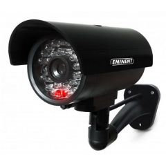 Eminent EM6150 cámara de seguridad ficticia Negro Bala