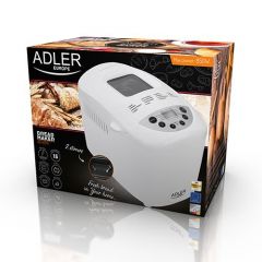 Adler AD 6019 panificadora 850 W Blanco