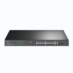 TP-Link TL-SG1218MP switch No administrado Gigabit Ethernet (10/100/1000) Energía sobre Ethernet (PoE) 1U Negro