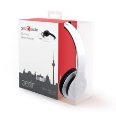 Gembird BHP-BER-W auricular y casco Auriculares Inalámbrico Diadema Llamadas/Música Bluetooth Blanco