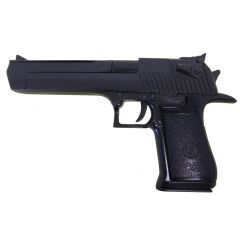 Réplica de Pistola semiautomática, calibre .357, .44 y .50, utilizada en los Estados Unidos e Israel en el año de 1982, fabricada en metal y plástico negro, con cañón ciego, no funciona, para decoración