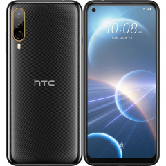 Teléfono Htc Desire 22 Pro Banda 5G. Color Negro (Black). 128 GB de Memoria Interna, 8 GB de RAM, Dual SIM. Pantalla HDR10 de 6,6". Triple Cámara de 13+5+64 MP. Smartphone completamente libre.