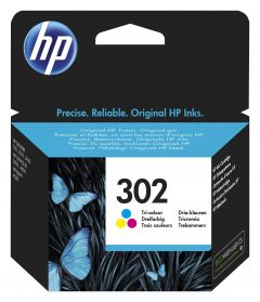 HP Cartucho de tinta original 302 tricolor