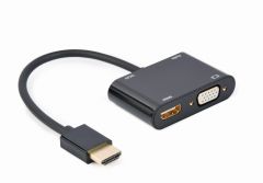 Gembird A-HDMIM-HDMIFVGAF-01 tarjeta y adaptador de interfaz HDMI, VGA