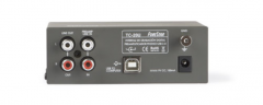 Interfaz grabación preamplificador phono USB Fonestar TC-20U, funciona con tarjeta de sonido USB externa, respuesta 10 - 20.000 Hz, salida línea y auriculares