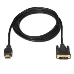 Nanocable HDMI - DVI, 5m HDMI tipo A (Estándar) Negro