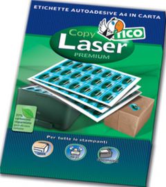 Tico Copy laser premium etiqueta autoadhesiva Blanco 100 pieza(s)