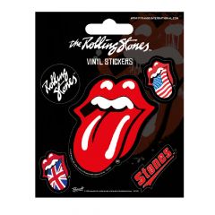 Pyramid International Rolling Stones (Tongue) Pegatinas de vinilo, papel, multicolor, 10 x 12,5 x 1,3 cm