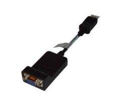 HP 632484-001 adaptador de cable de vídeo DisplayPort VGA Negro