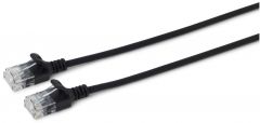 Microconnect V-UTP6A03S-SLIM cable de red Negro 3 m Cat6a U/UTP (UTP)