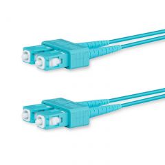 Lanview LVO231476 cable de fibra optica 10 m 2x SC OM3 Color aguamarina