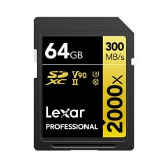 Lexar Professional 2000x 64 GB SDHC UHS-II Clase 10