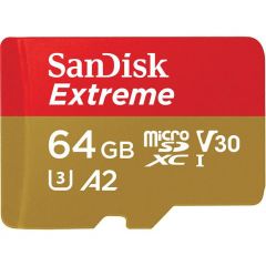 SanDisk Extreme 64 GB MicroSDXC UHS-I Clase 3