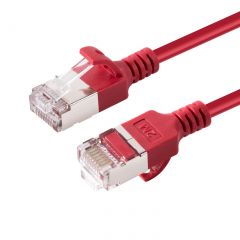 Microconnect V-FTP6A01R-SLIM cable de red Rojo 1 m Cat6a U/FTP (STP)