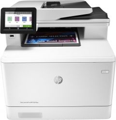 HP Color LaserJet Pro Impresora multifunción LaserJet Pro a color M479fnw, Imprima, copie, escanee, envié fax y correos electrónicos, Escanear a correo electrónico/PDF; AAD alisador de 50 hojas