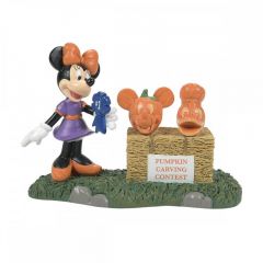 Department 56 Disney Village Halloween Pumpkintown Accessories Mickey Mouse Minnie elige una figura ganadora, 3 pulgadas, multicolor