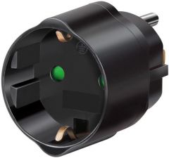 Brennenstuhl Travel Adapter adaptador e inversor de corriente Negro