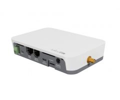 Mikrotik (knot lr8 kit) gateway iot con cpu de 650mhz, 64mb ram, 2 puertos ethernet de 10/100mbps (poe-in y poe-out), wireless 8