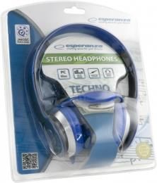 Esperanza EH145B auricular y casco Auriculares Alámbrico Diadema Música Azul
