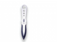 Cuchillo lanzador JKR de 1 solo filo, material acero inox, hoja de 10,2 cm, largo total 19 cm, con funda de nylon, JKR0522
