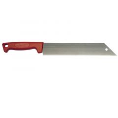 Morakniv STE-1-1442 Cuchillo de aislamiento de hoja recta ancha y flexible de acero al carbono de 30 cm de largo, mango de polipropileno de color rojo ambidiestro
