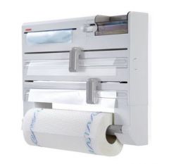 Leifheit 25723 portarollo de papel Soporte para toallas de papel colgado en pared Blanco
