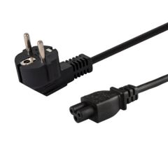 Savio CL-67 cable de transmisión Negro 1,2 m IEC Type C (3.8 mm, 1.1 mm) CEE7/7